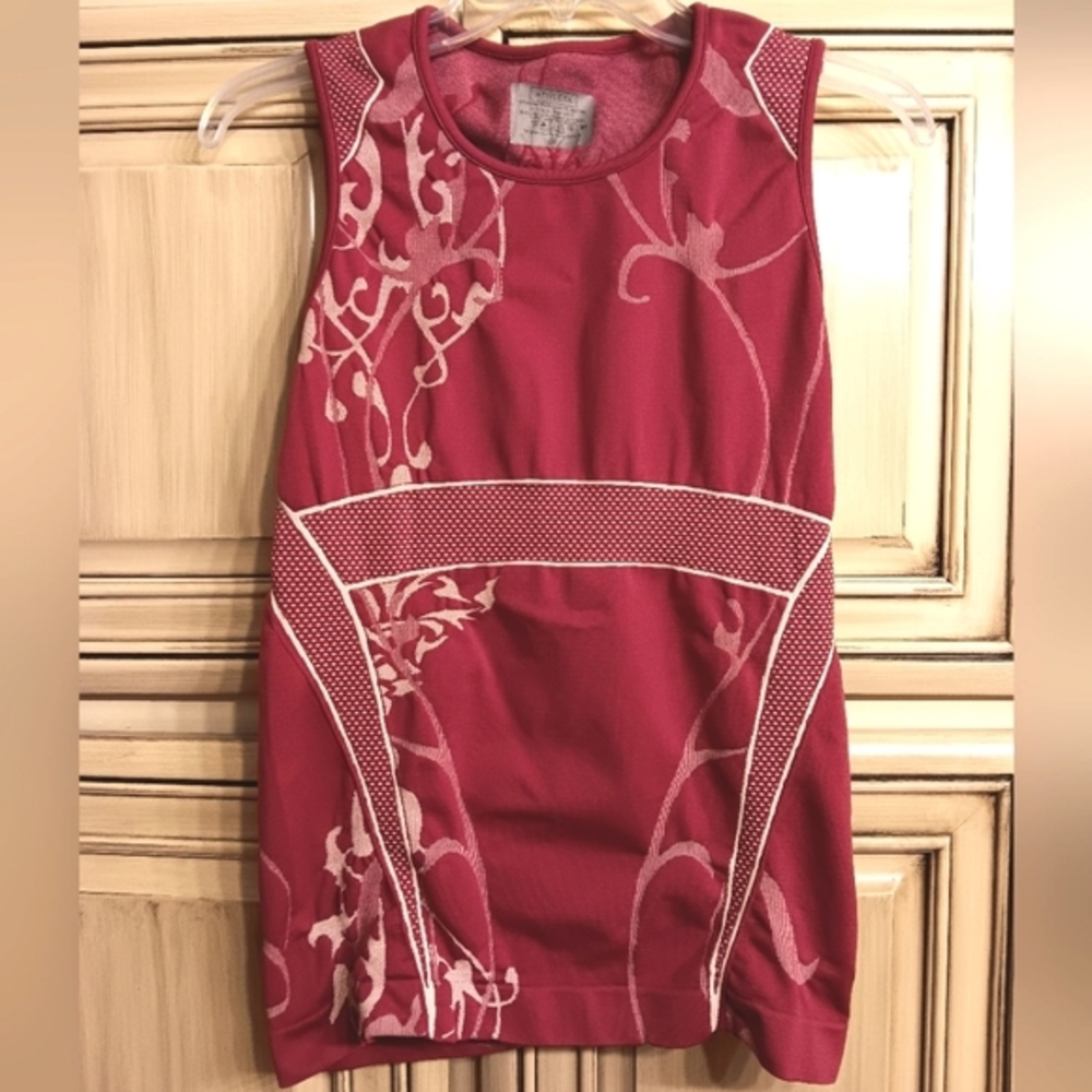 Athleta Red and White Tank Top